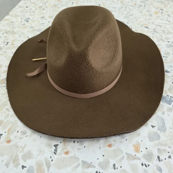 Abercrombie & Fitch Brown Wide Brim Hat - Picture 4 of 11